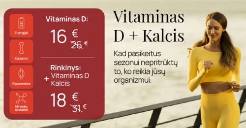 Vitamino D ir kalcio tyrimų rinkinys